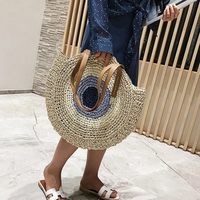 Luna — Bolso circular tejido— Emma Market, imagen 2