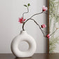 Flat Minimalist Vase Donut Shape Emma