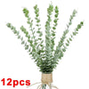 36/10pcs Eucalyptus Stems Green Leaves 12PCS-Light Green(A) Emma