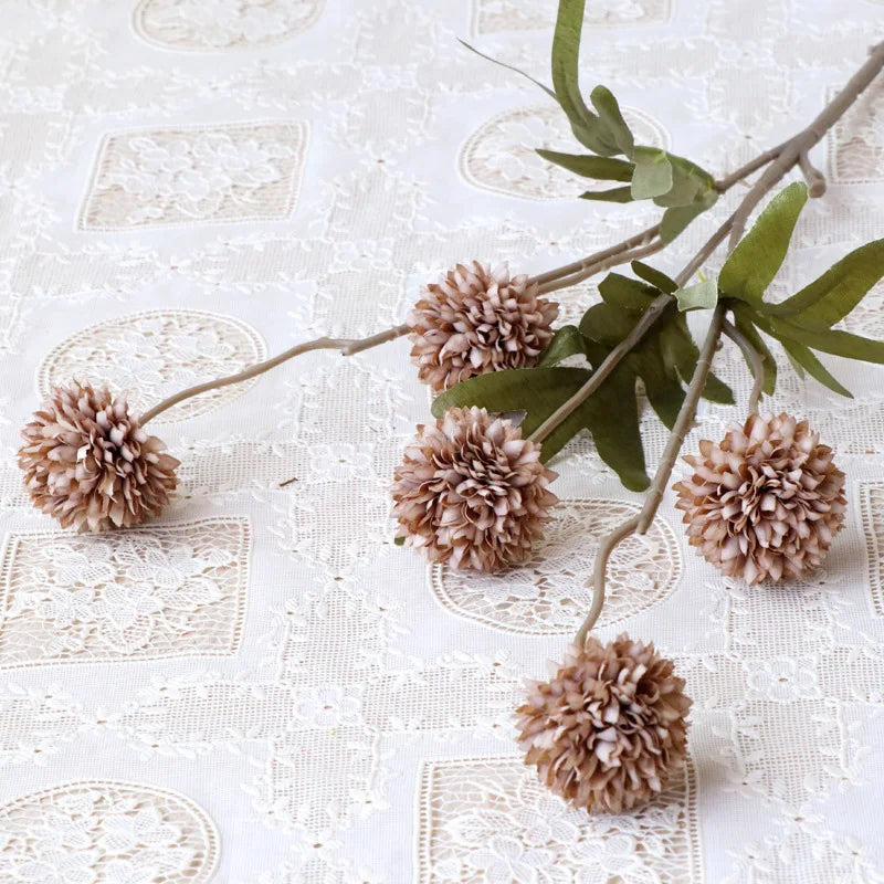 5 Heads Dandelion Flowers Bridal coffee Emma