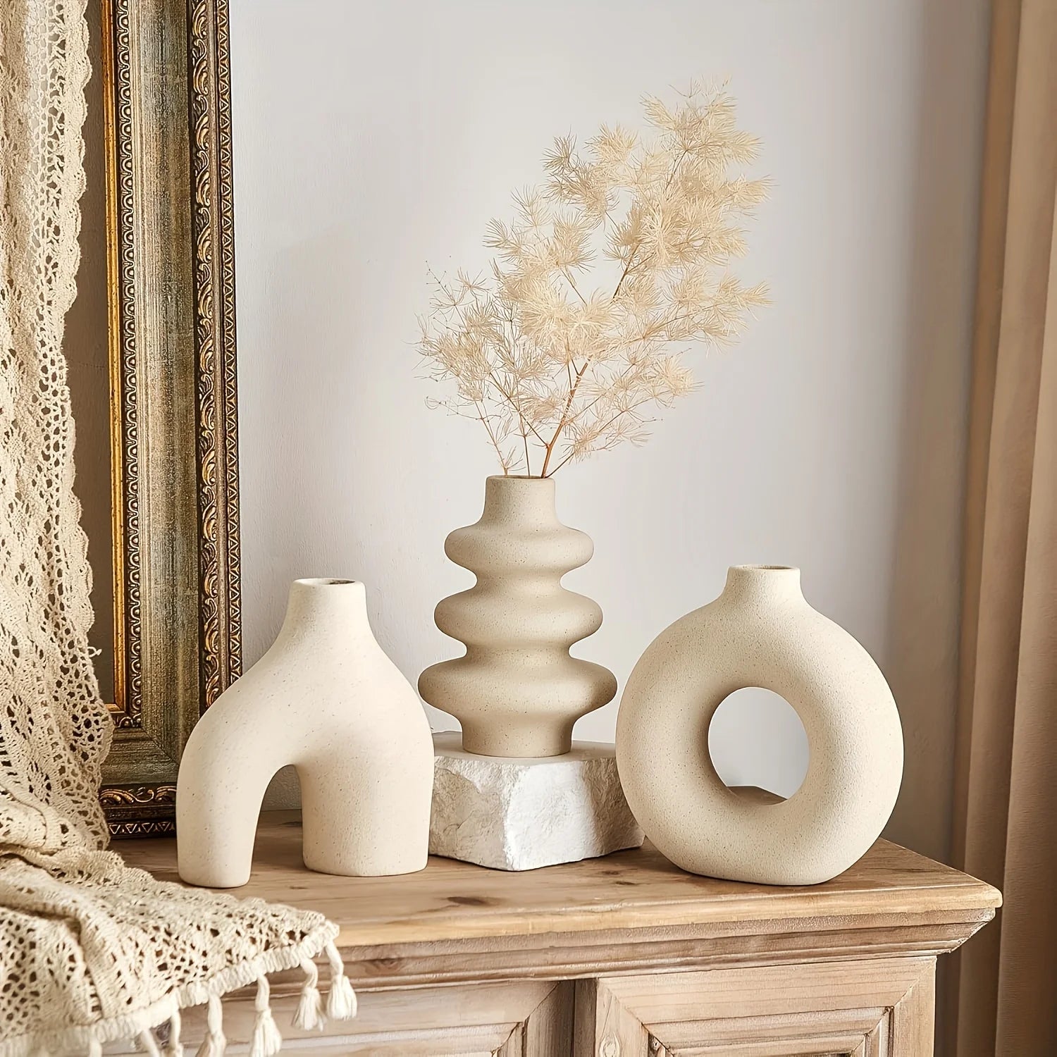 Bohemian Ceramic Vase Emma