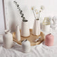 White Ceramic Vases Vasen Ornaments Emma