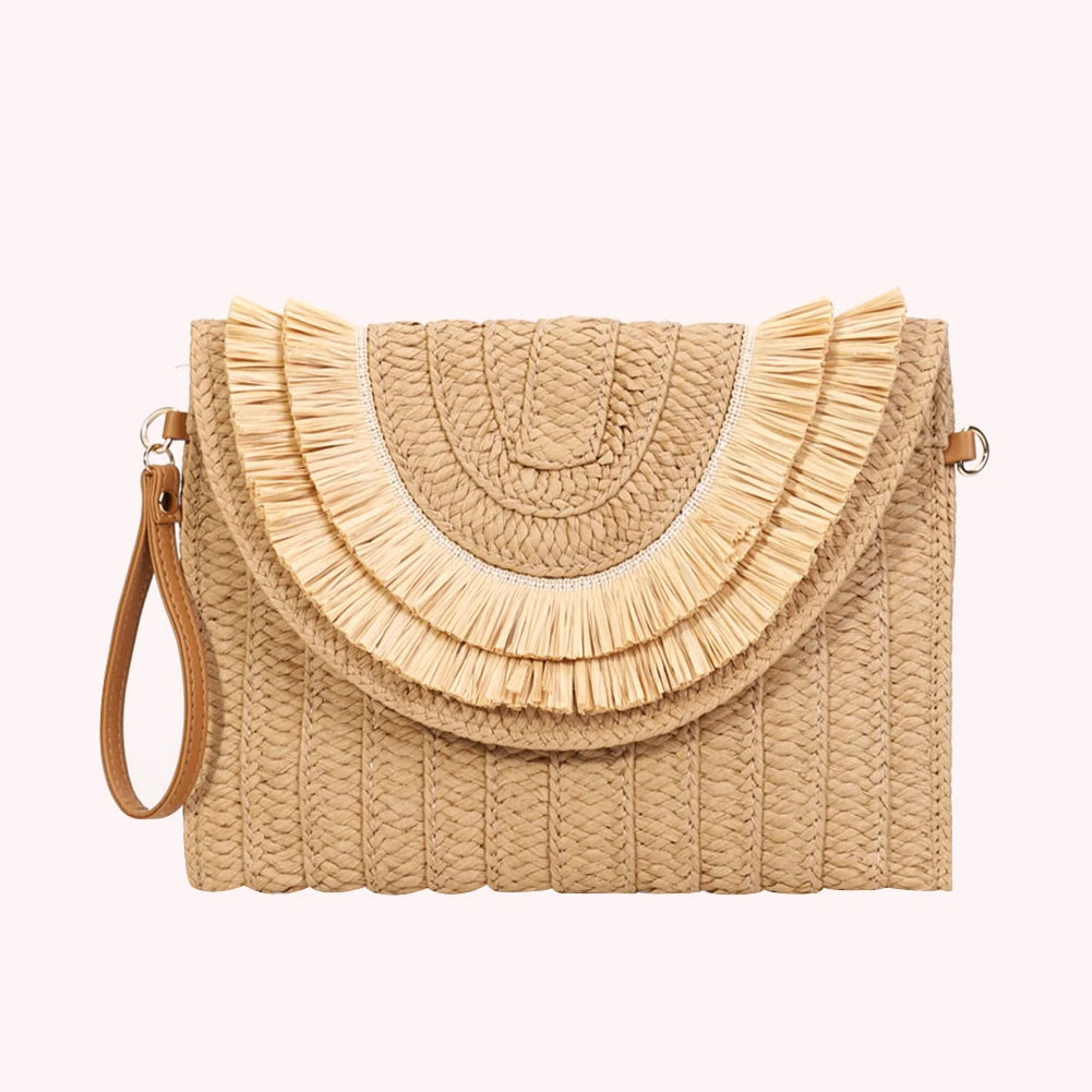 Alba — Bolso tejido con solapa