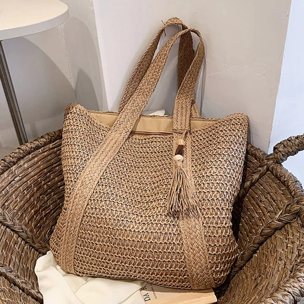 Brisa — Tote tejido con borla— Emma Market, imagen 1