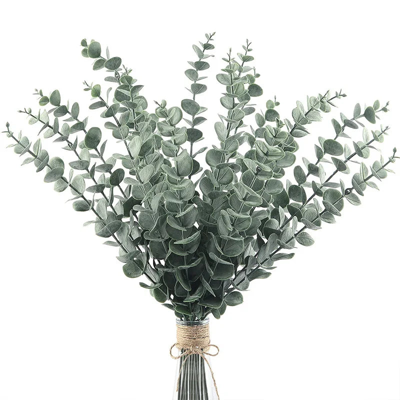 20pcs Eucalyptus Stems Leaves Green Emma