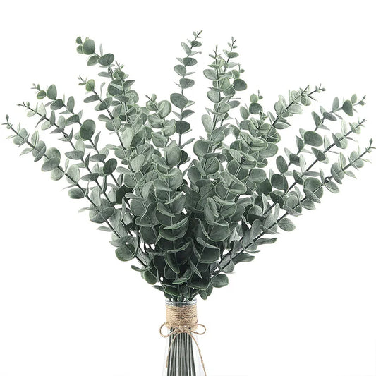 20pcs Eucalyptus Stems Leaves Green Emma