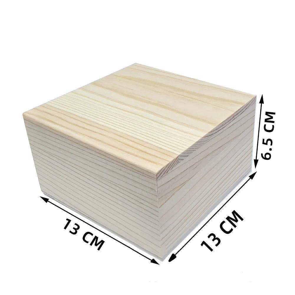 LEENKEA Wooden Storage Box – Perfect for Keepsakes, Gifts, and DIY Personalization C Emma