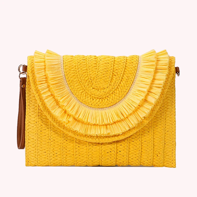 Alba — Bolso tejido con solapa