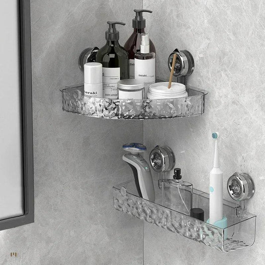 Wall-Mounted Bathroom Organizer – Single-Tier Metal Shelf Emma
