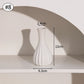 White Ceramic Vases Vasen Ornaments Emma