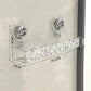 Wall-Mounted Bathroom Organizer – Single-Tier Metal Shelf Transparent A Emma