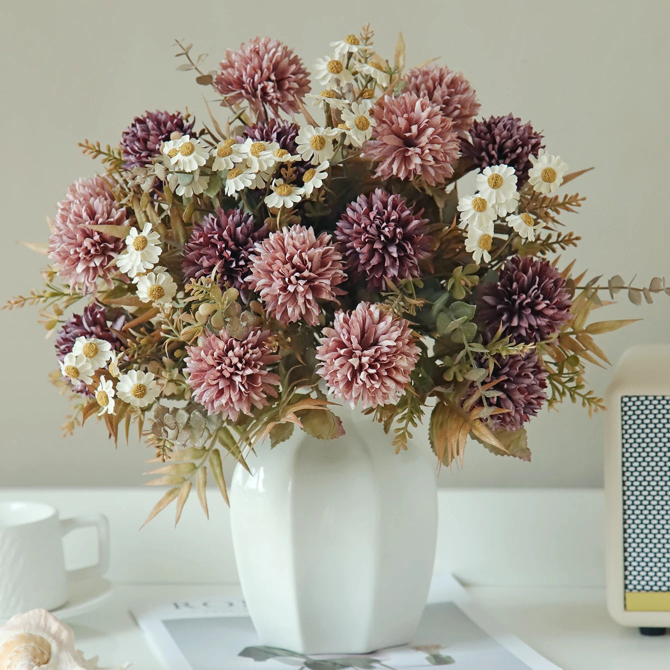 Silk Chrysanthemum Flowers Wedding Home Emma