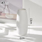 White Ceramic Vases Vasen Ornaments B7-0915 Emma