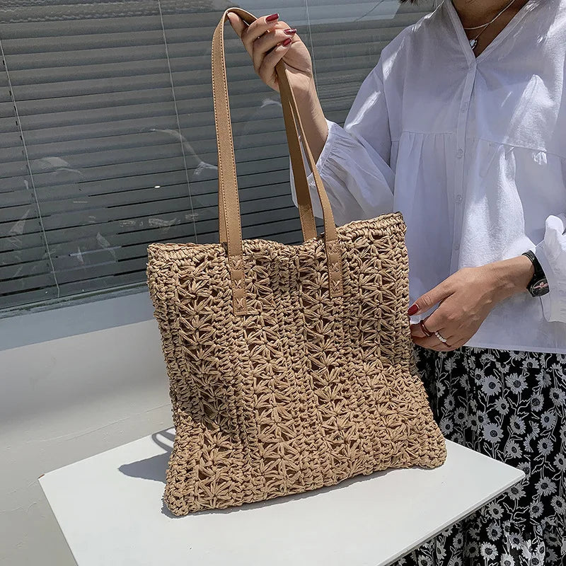 Calma — Tote de entramado calado— Emma Market, imagen 12