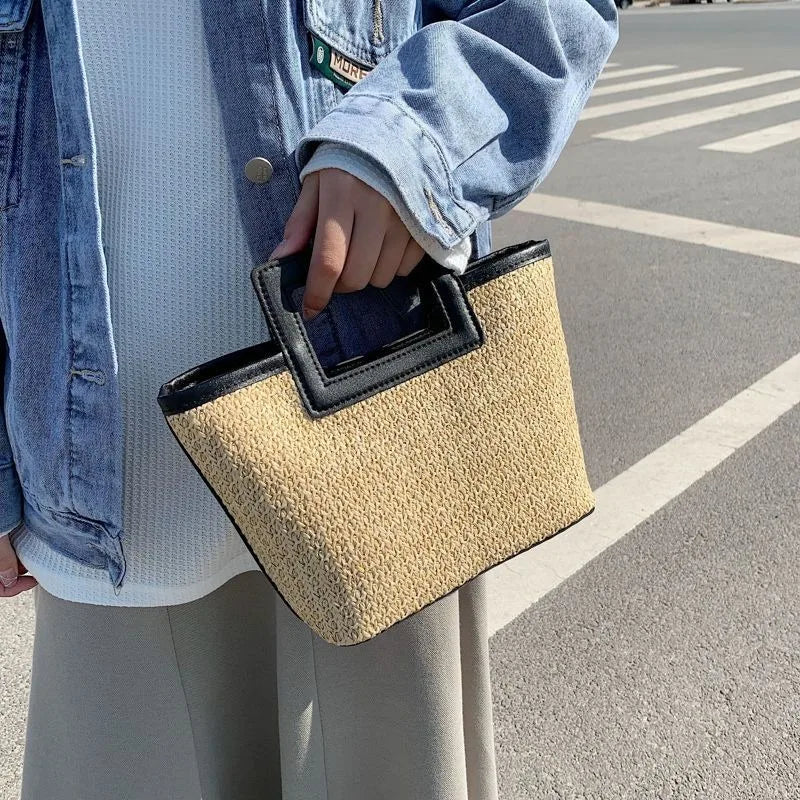 Orilla — Bolso compacto tejido— Emma Market, imagen 3