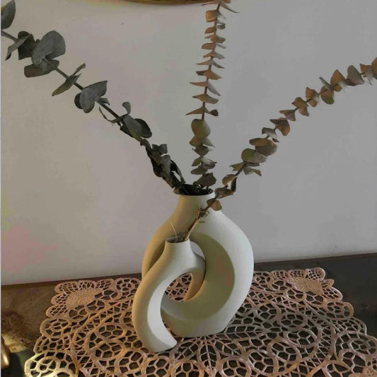 3D Printed Hug Vases – Set of 3 Minimalist Eco-Friendly Decor Emma