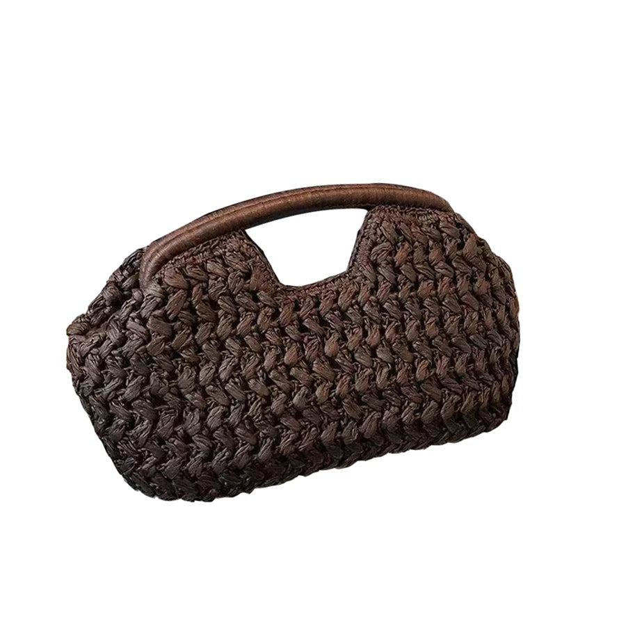 Ocaso — Clutch de textura tejida