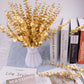 5pcs/lot Gold Eucalyptus Branch Stem Emma