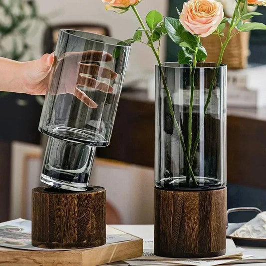 Clear Glass Decorative Jar – Minimalist Storage or Display Piece Emma