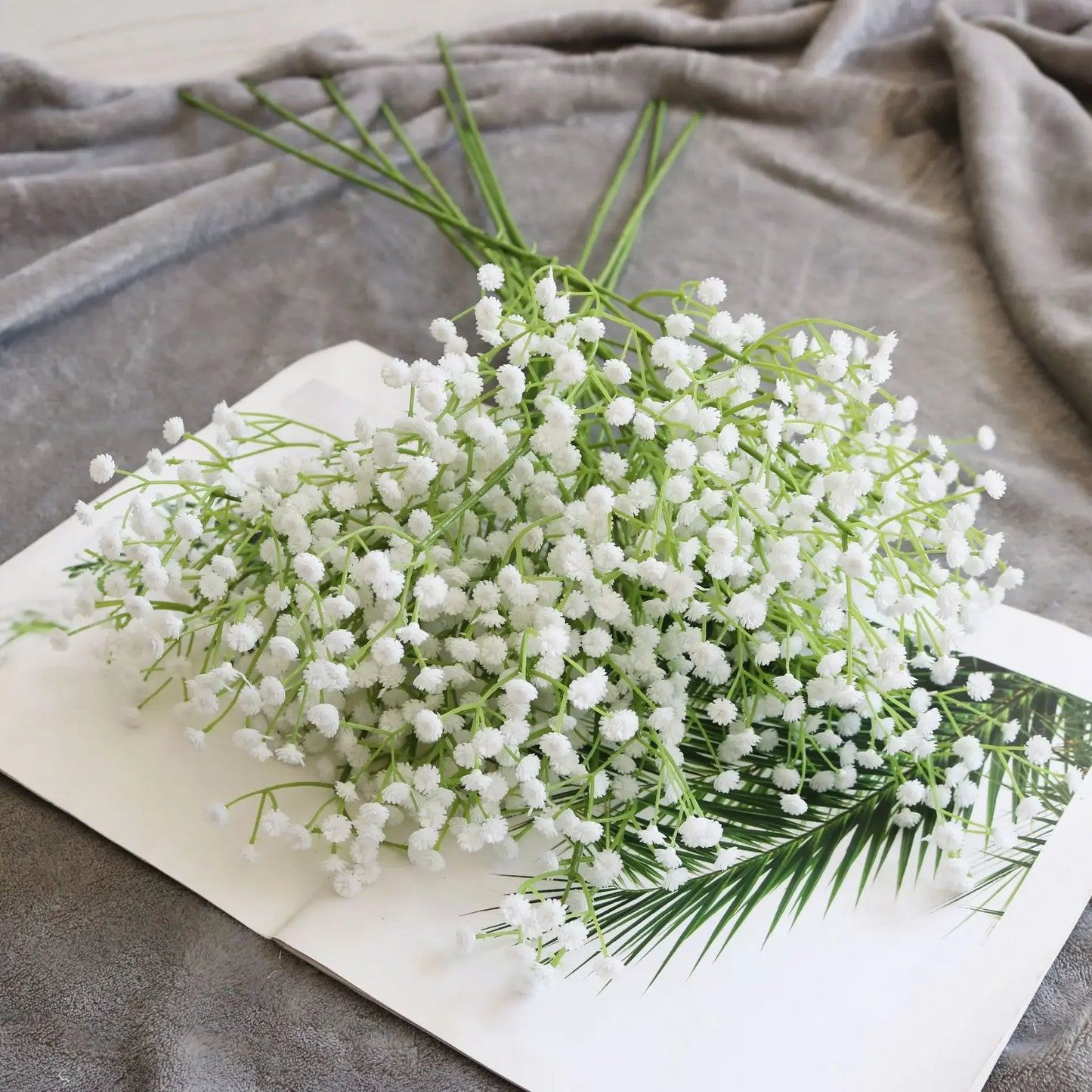 108 Head Flower Baby's Breath WHITE Emma