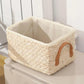 Rectangular Straw Storage Basket – Eco-Friendly Home Organizer beige Emma
