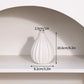 White Ceramic Vases Vasen Ornaments C5-0233 Emma