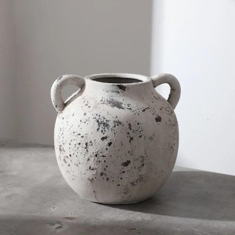 Classic Ceramic Tabletop Vase – Porcelain Decorative Ornament Emma