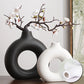 Flat Minimalist Vase Donut Shape Emma