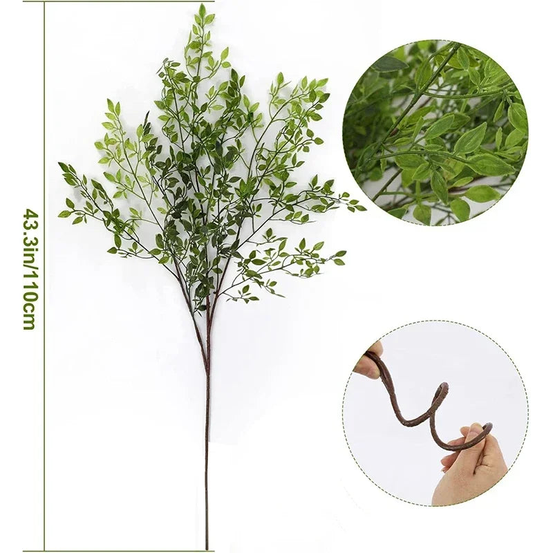 Green Plant 100cm Eucalyptus Leaf Emma