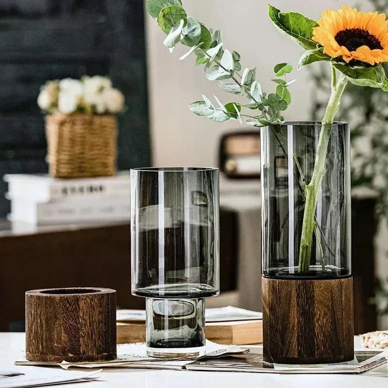 Clear Glass Decorative Jar – Minimalist Storage or Display Piece Emma