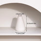 White Ceramic Vases Vasen Ornaments C8-0233 Emma