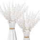 Yannew 12pcs Eucalyptus Stems Silver Emma