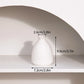 White Ceramic Vases Vasen Ornaments Emma