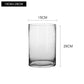 Classic Glass Vase – Large Decorative Crystal Centerpiece 25X15cm Emma