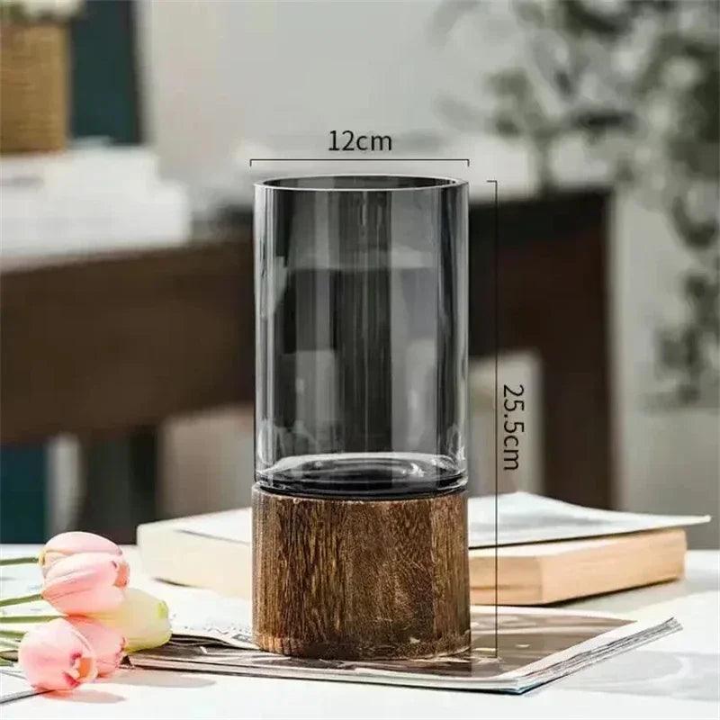 Clear Glass Decorative Jar – Minimalist Storage or Display Piece Emma