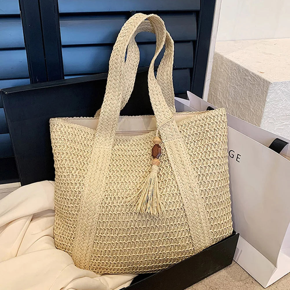 Brisa — Tote tejido con borla— Emma Market, imagen 7