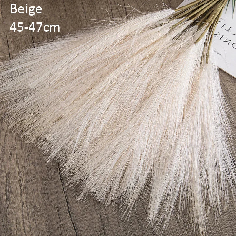 10pcs Flower Pampas Grass Plant beige 10PCS Emma