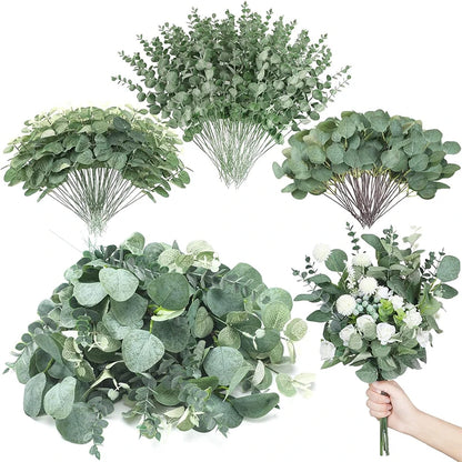 10/20/30pcs Mixed Eucalyptus Leaves Bulk Green Emma