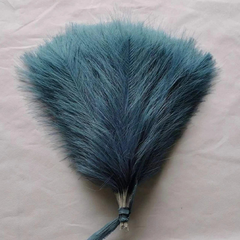 5/10/20pcs 42cm Flower Fluffy Pampas blue Emma