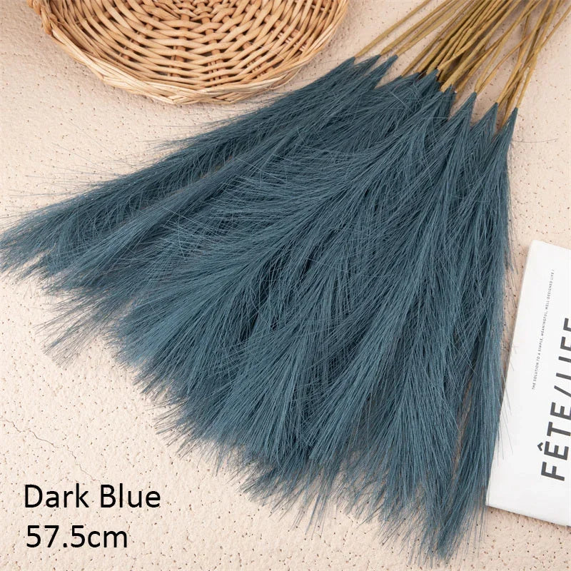 10pcs Flower Pampas Grass Plant dark blue 10PCS Emma