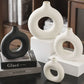 Flat Minimalist Vase Donut Shape Emma