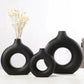 Flat Minimalist Vase Donut Shape Emma