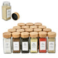 Refillable Seasoning Bottle – Minimalist Glass Jar with Bamboo Lid Emma