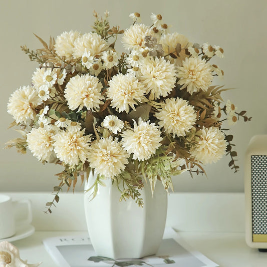 Silk Chrysanthemum Flowers Wedding Home Emma