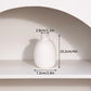 White Ceramic Vases Vasen Ornaments C7-0233 Emma