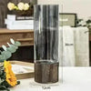 Clear Glass Decorative Jar – Minimalist Storage or Display Piece L Emma