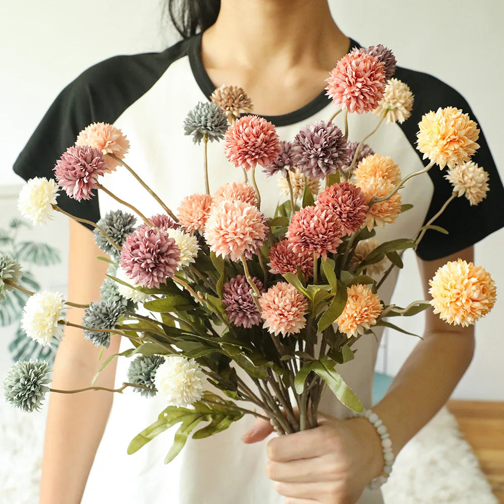 5 Heads Dandelion Flowers Bridal Emma
