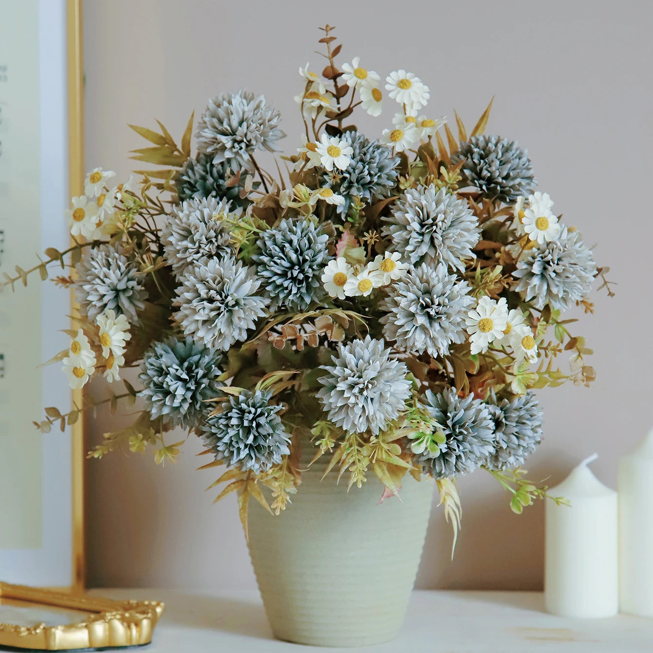 Silk Chrysanthemum Flowers Wedding Home Emma