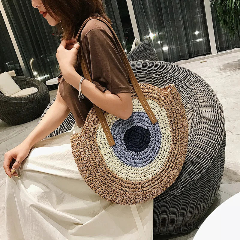 Luna — Bolso circular tejido— Emma Market, imagen 9