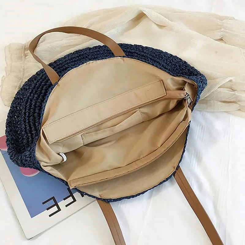 Luna — Bolso circular tejido— Emma Market, imagen 4